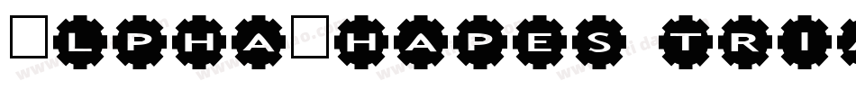 AlphaShapes triangles字体转换